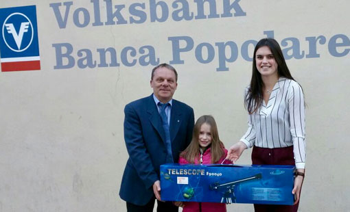 Blue Spiel der Volksbank: Ab ins Weltall