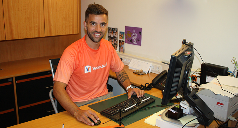 Die Parallelen zwischen Fußball und der Arbeit in der Volksbank.