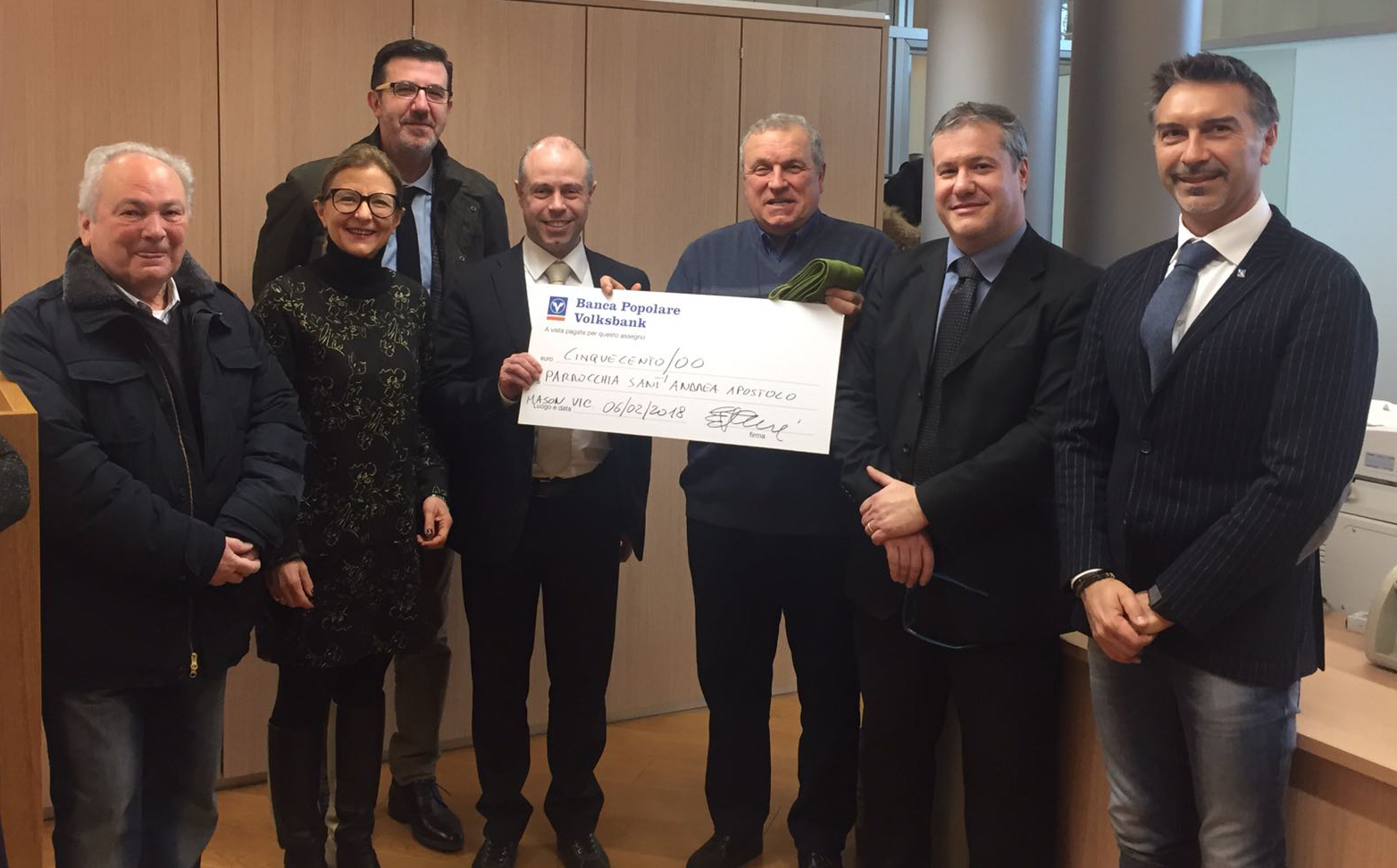 Volksbank festeggia la filiale di Mason Vicentino