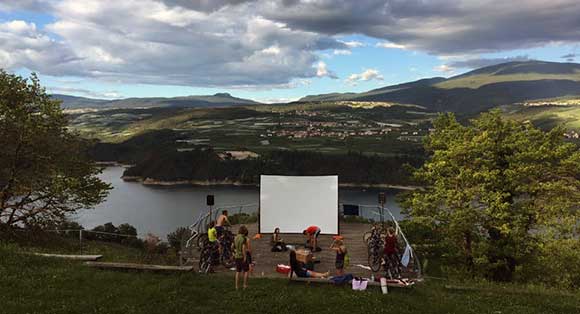 Das Ciclocinema - Radfahren und Film schauen