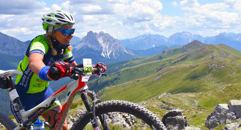 Bike Marathon in Zweierteams in Val Comelico