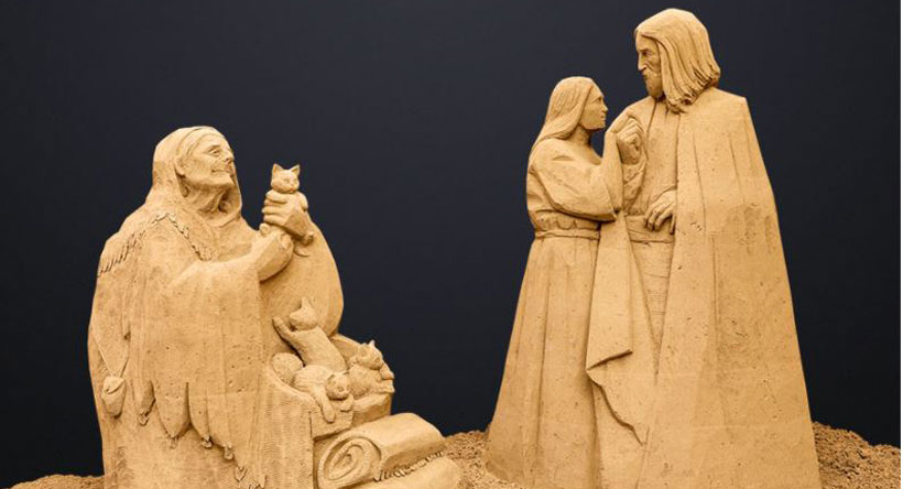 Volksbank ist Sponsor des Events „Sand Nativity 2021/2022“ in Jesolo.