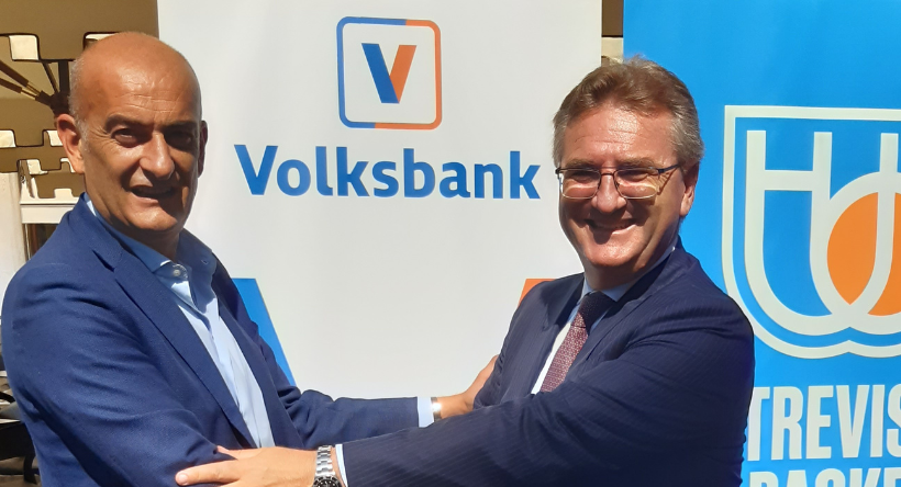 Volksbank und Treviso Basket machen gemeinsam weiter
