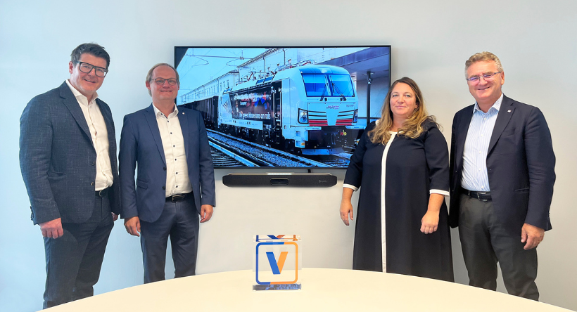 Volksbank finanziert sechs Vectron MS-Lokomotiven für Rail Traction Company und InRail
