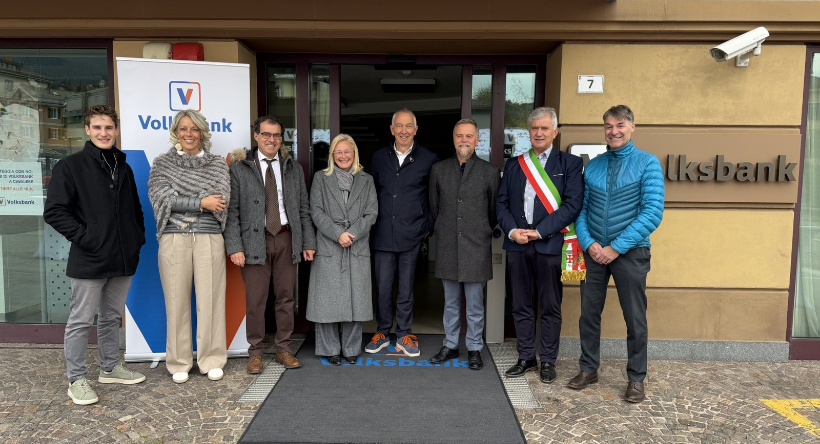 Da 20 anni al fianco del territorio: Volksbank festeggia l’anniversario della filiale di Cavalese 