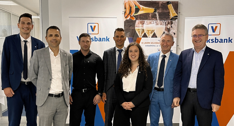 La filiale Volksbank di Laives festeggia i 50 anni di presenza sul territorio